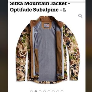 Men’s Sitka Mountain Jacket- Optifade Subalpine